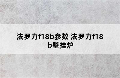 法罗力f18b参数 法罗力f18b壁挂炉